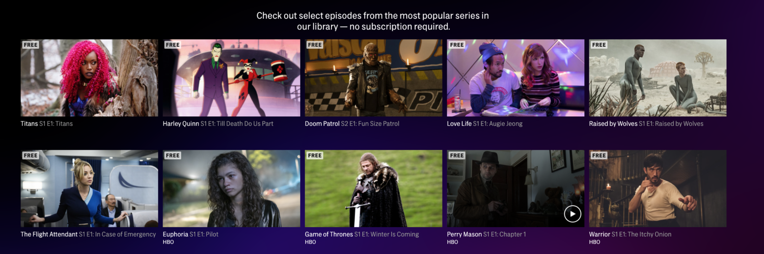 HBO Max Offers Free Episodes Of Its Best Shows Without Subscription
